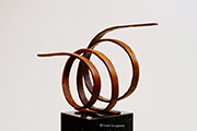 fotodocument bronzen beeld Twee slagen